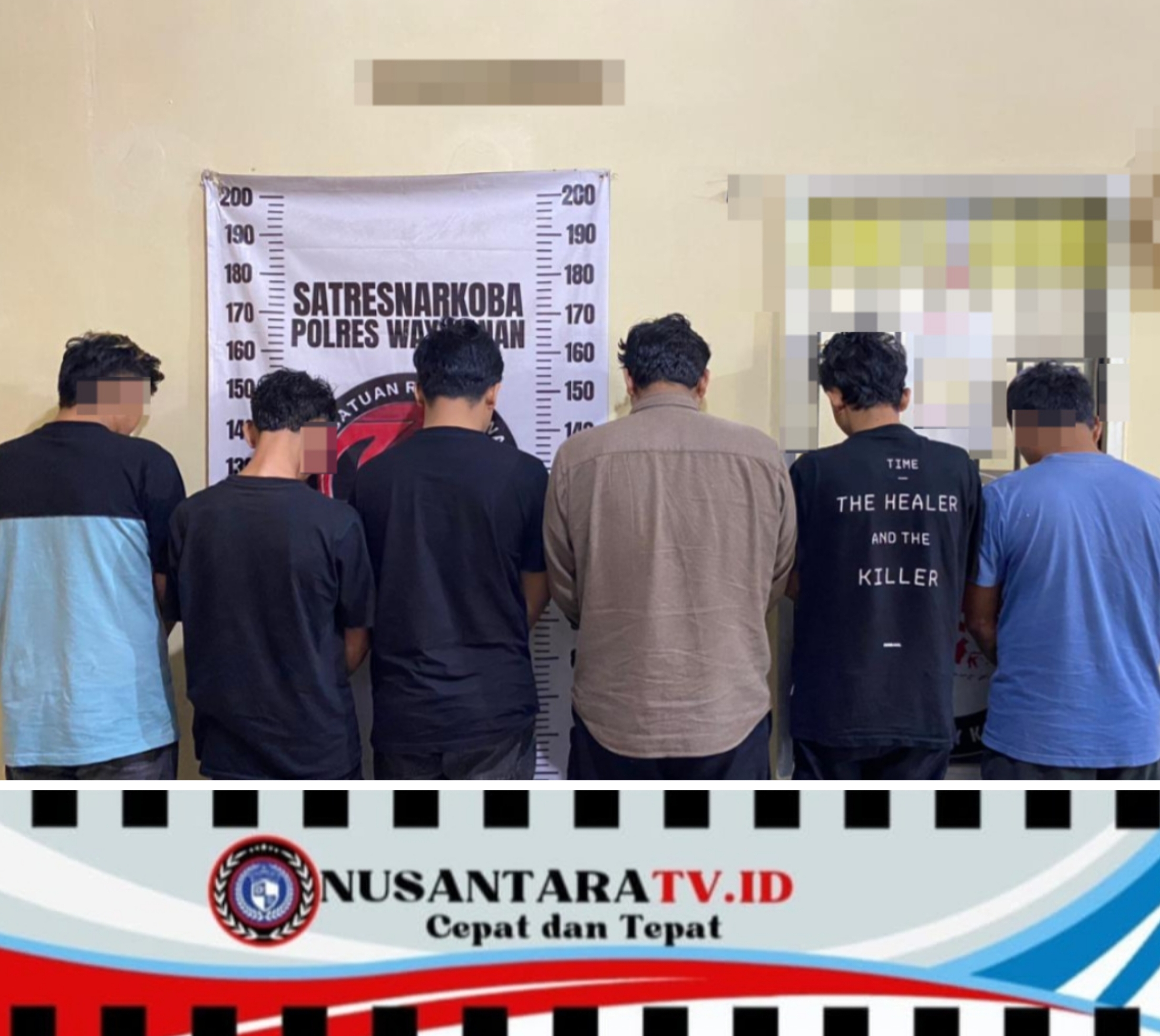 Momen Hari Anti Narkotika Internasional, Polres Way Kanan Bekuk Pengedar dan Pengguna Sabu-Ekstasi